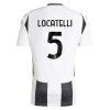 Conjunto (Camiseta+Pantalón Corto) Juventus Locatelli 5 Primera Equipación 2024-25 - Niño